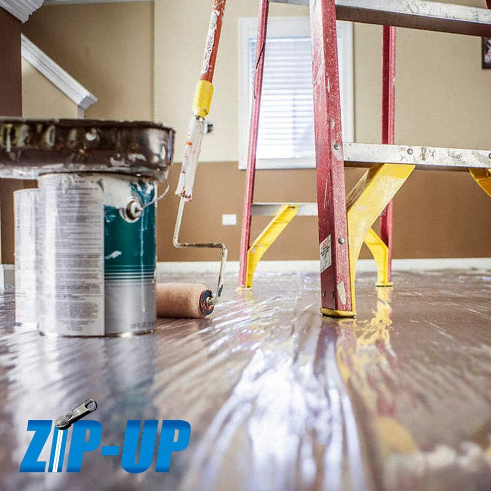 ZIP-UP Products Carpet Protection Film - 24 x 50 Floor and Surface Shield with Self Adhesive Backing  Easy Installation - CPF2450